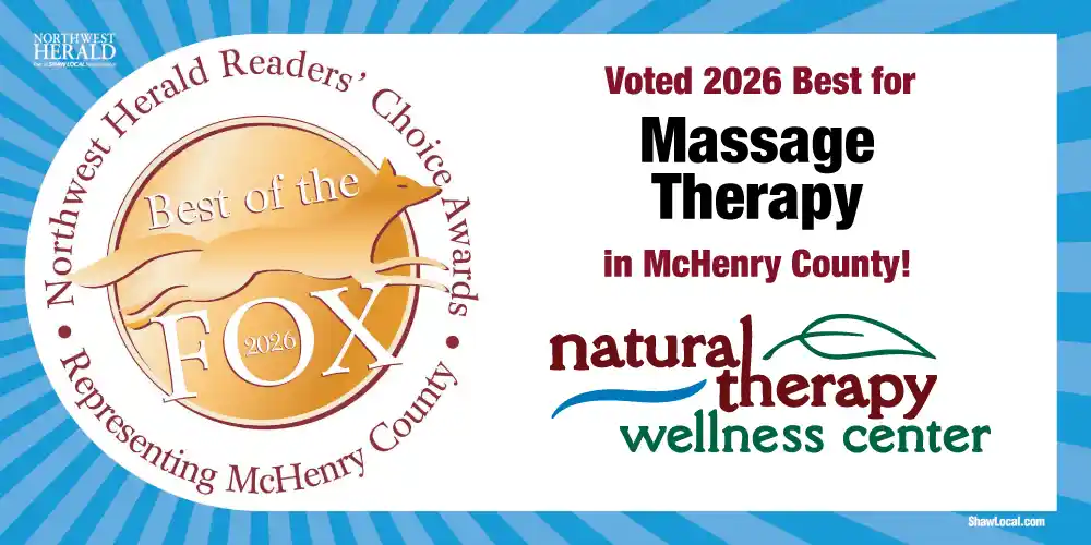 Best of the Fox 2026 Natural Therapy Wellness Center banner Best of the Fox 2026 Natural Therapy Wellness Center banner